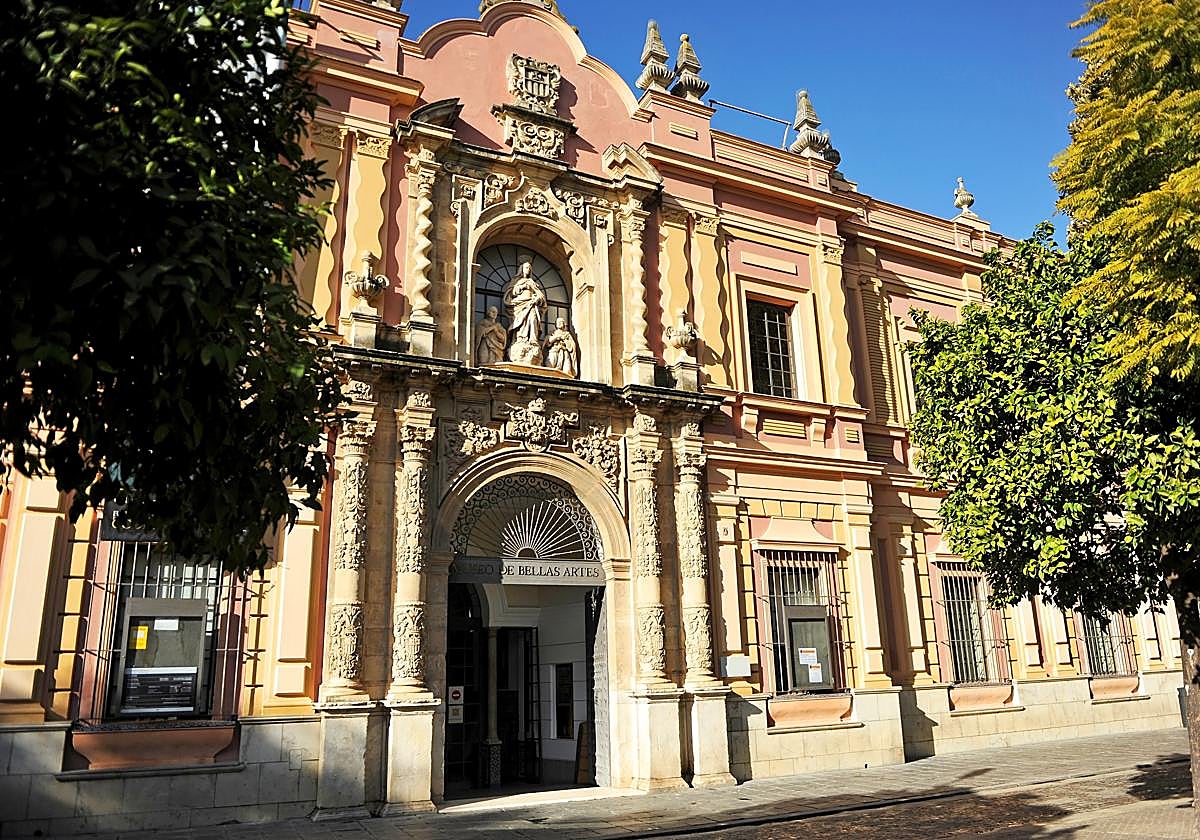 Fachada principal del Museo de Bellas Artes de Sevilla