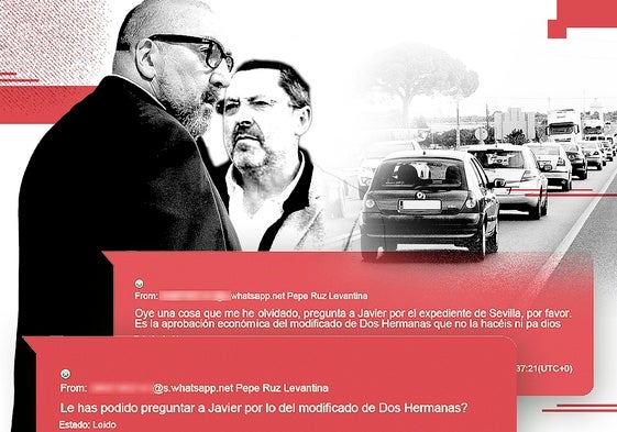 Los mensajes del empresario de la construcción a Koldo preguntando por las obras de Dos Hermanas