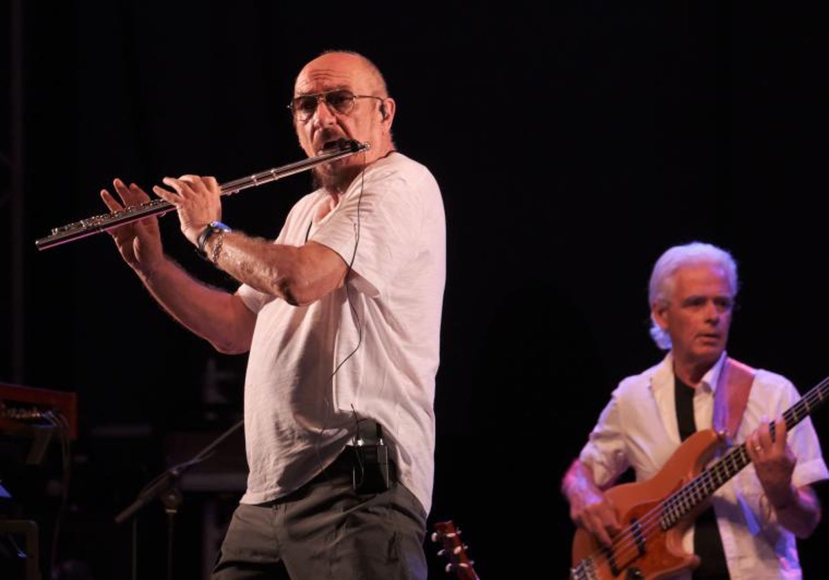 Ian Anderson actuando al frente de Jethro Tull en Tío Pepe Festival en la edición de 2019