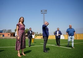 El campo de rugby de San Jerónimo estrena nuevo césped artificial tras una inversión de más 312.00 euros del IMD