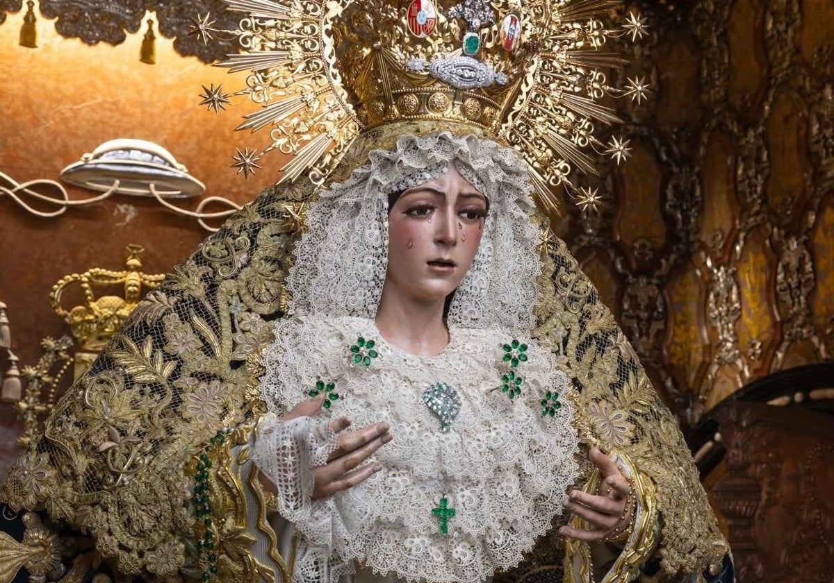 Así apareció la Macarena el sábado por la mañana