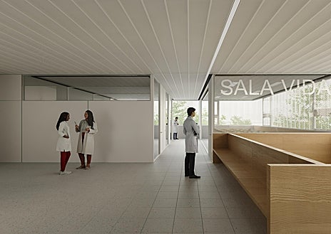 Imagen secundaria 1 - El moderno hospital de simulación de la Universidad CEU Fernando III estará listo para el curso 2025/26