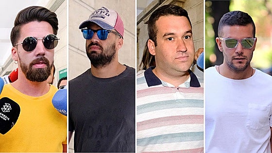 Esta es la situación actual del resto de componentes de 'La Manada'