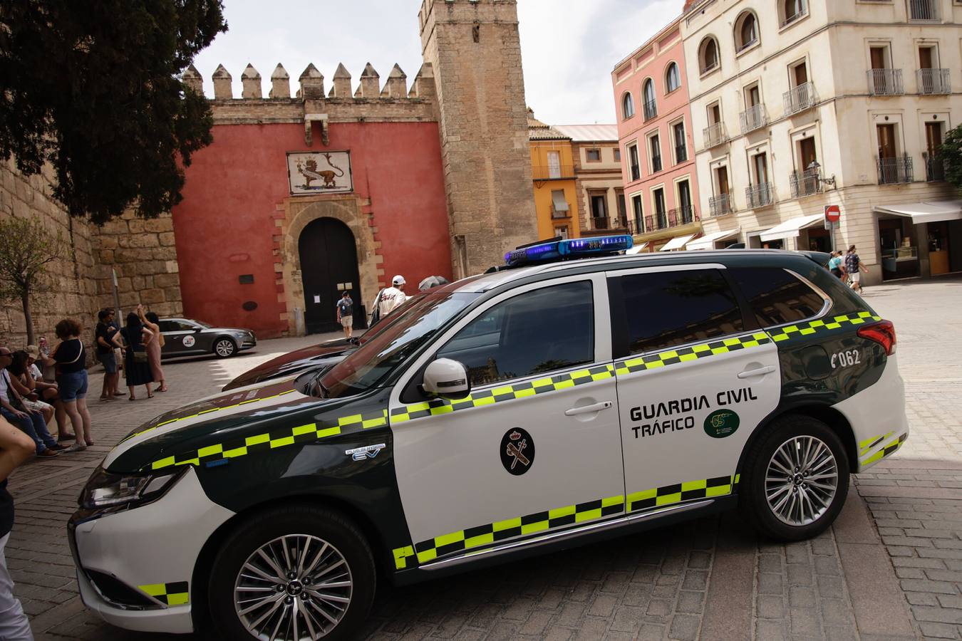 Miembros de la Policía Local y Nacional así como equipos de la Guardia Civil han tomado Sevilla para la Cumbre de la ONU