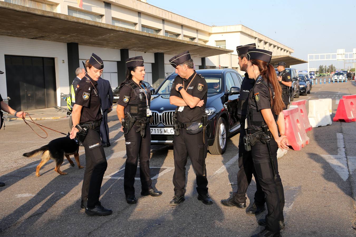 Los agentes esperan a los mandatarios desde el mismo aeropuerto de San Pablo para garantizar su seguridad