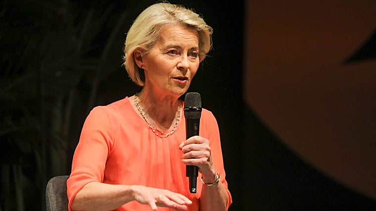 Ursula Von der Leyen, en su turno de palabra
