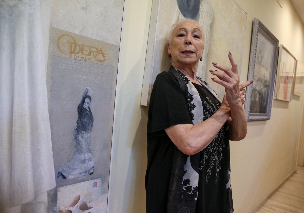 Cristina Hoyos en su casa del Aljarafe