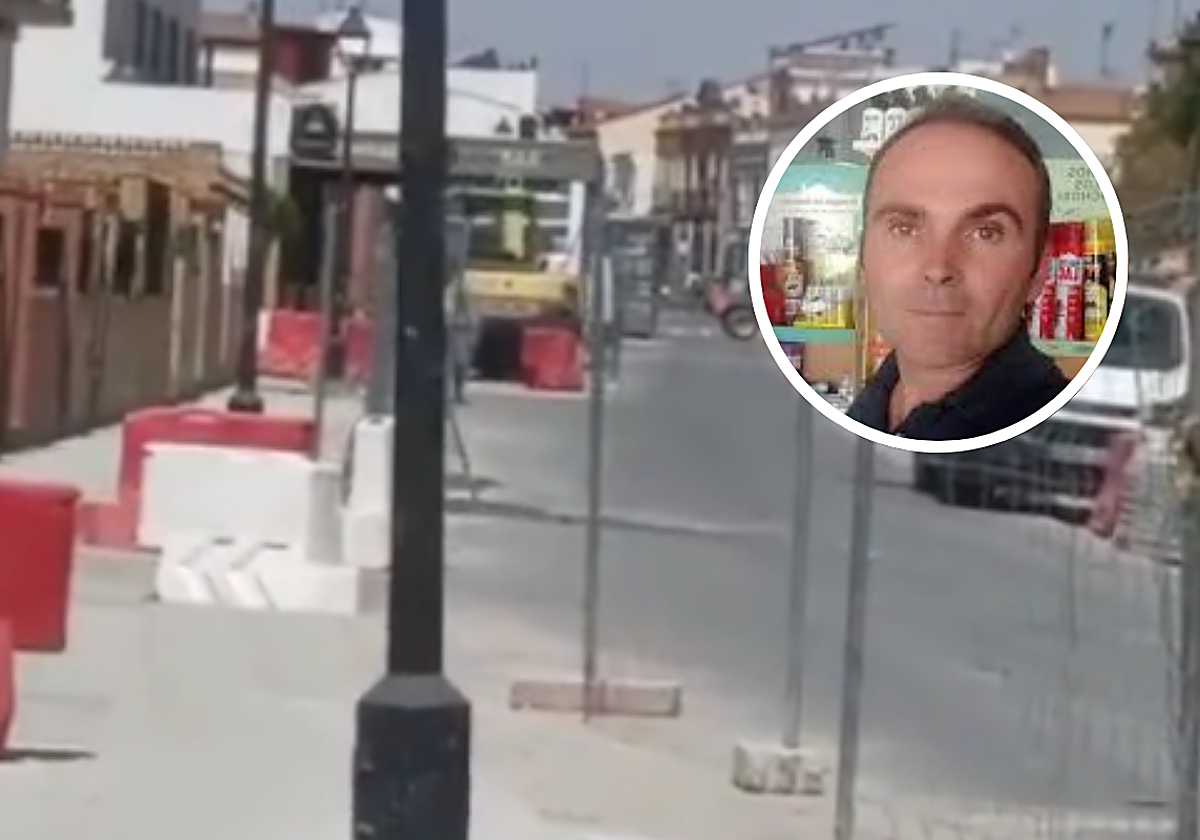 Montaje en el que aparece Manuel, el Semillero de Benacazón