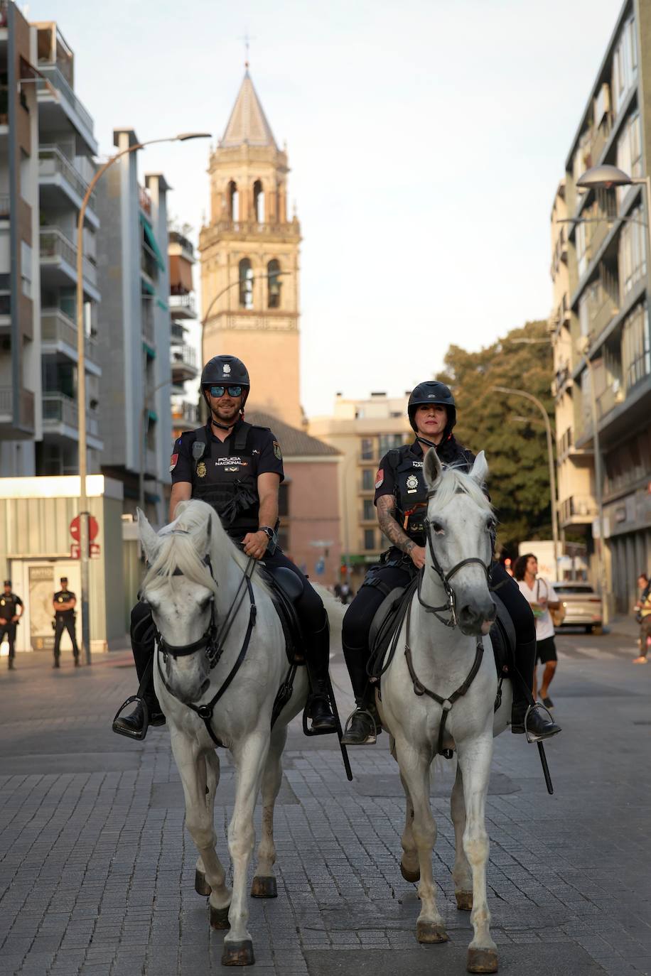 Agentes desplegados para controlar la seguridad en la cumbre de la ONU en Sevilla