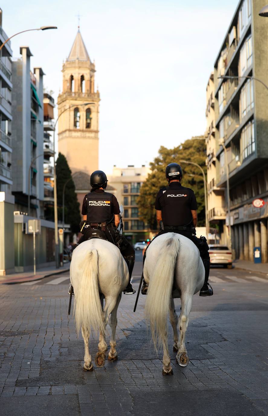 Agentes desplegados para controlar la seguridad en la cumbre de la ONU en Sevilla