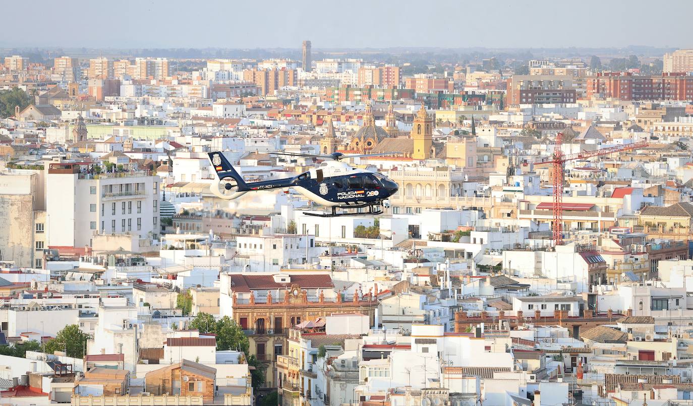 Agentes desplegados para controlar la seguridad en la cumbre de la ONU en Sevilla