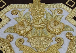 Avanzan los trabajos del nuevo palio del Carmen