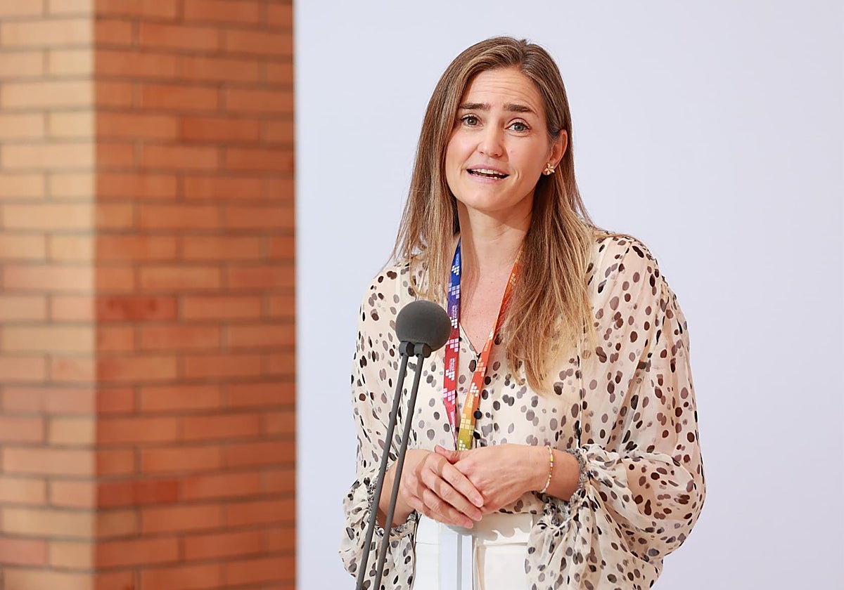 Sara Aagesen, este miércoles en la Cumbre de la ONU en Sevilla