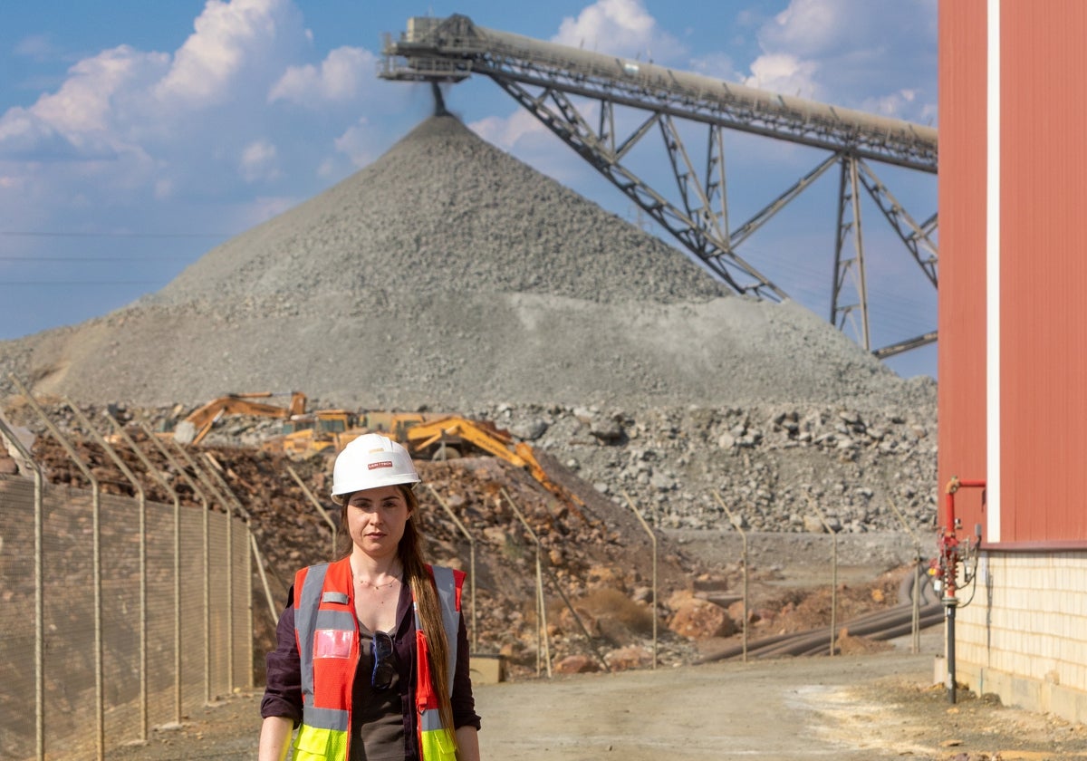 La científica y empresaria Eva Laín en el entorno minero de Riotinto