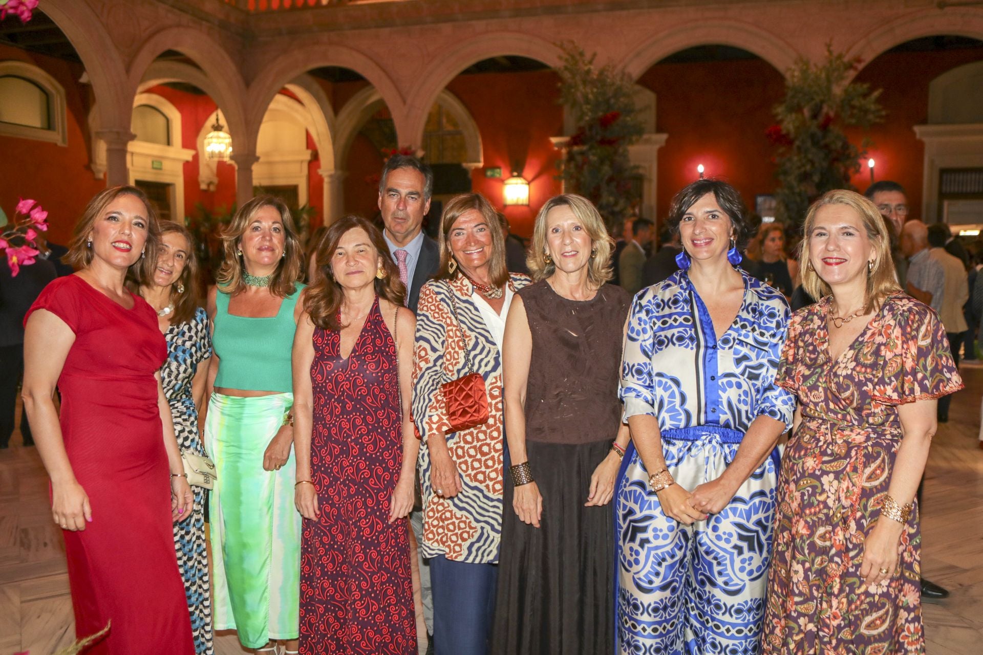 Nieves Rico Márquez, María Jesús Nombela, Patricia Fernández Franco, José Manuel Rueda, Adelaida Maroto, Pilar Llorente, Rosario Navarro, María Jesús Lozano y Natividad Plasencia Domínguez