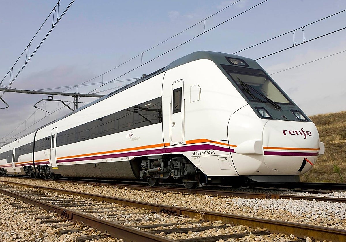 Imagen de archivo de un tren de Media Distancia