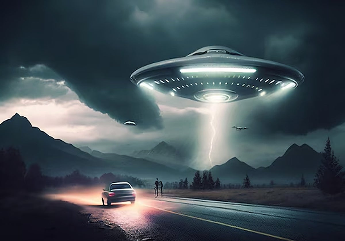 Una luz deslumbrante sorprendió al matrimonio cuando se trasladaban desde Cazalla de la Sierra al hospital en Sevilla