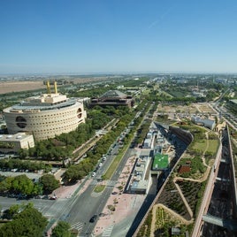 Vista aérea del parque tecnológico desde Torre Sevilla