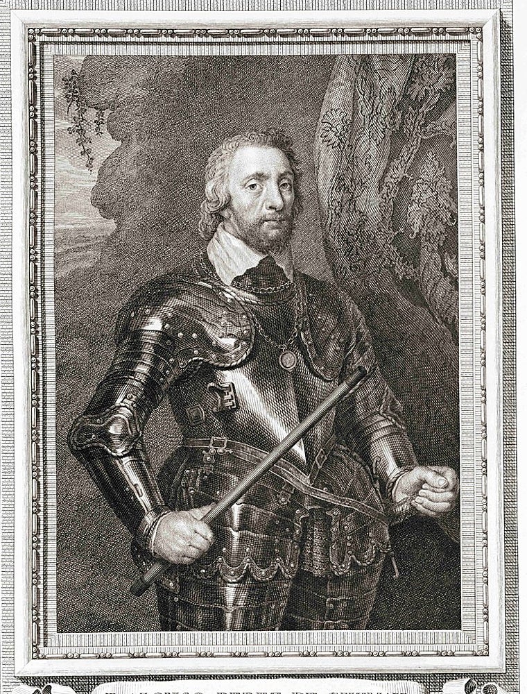 Grabado de Don Alonso Pérez de Guzmán. Siglo XIX