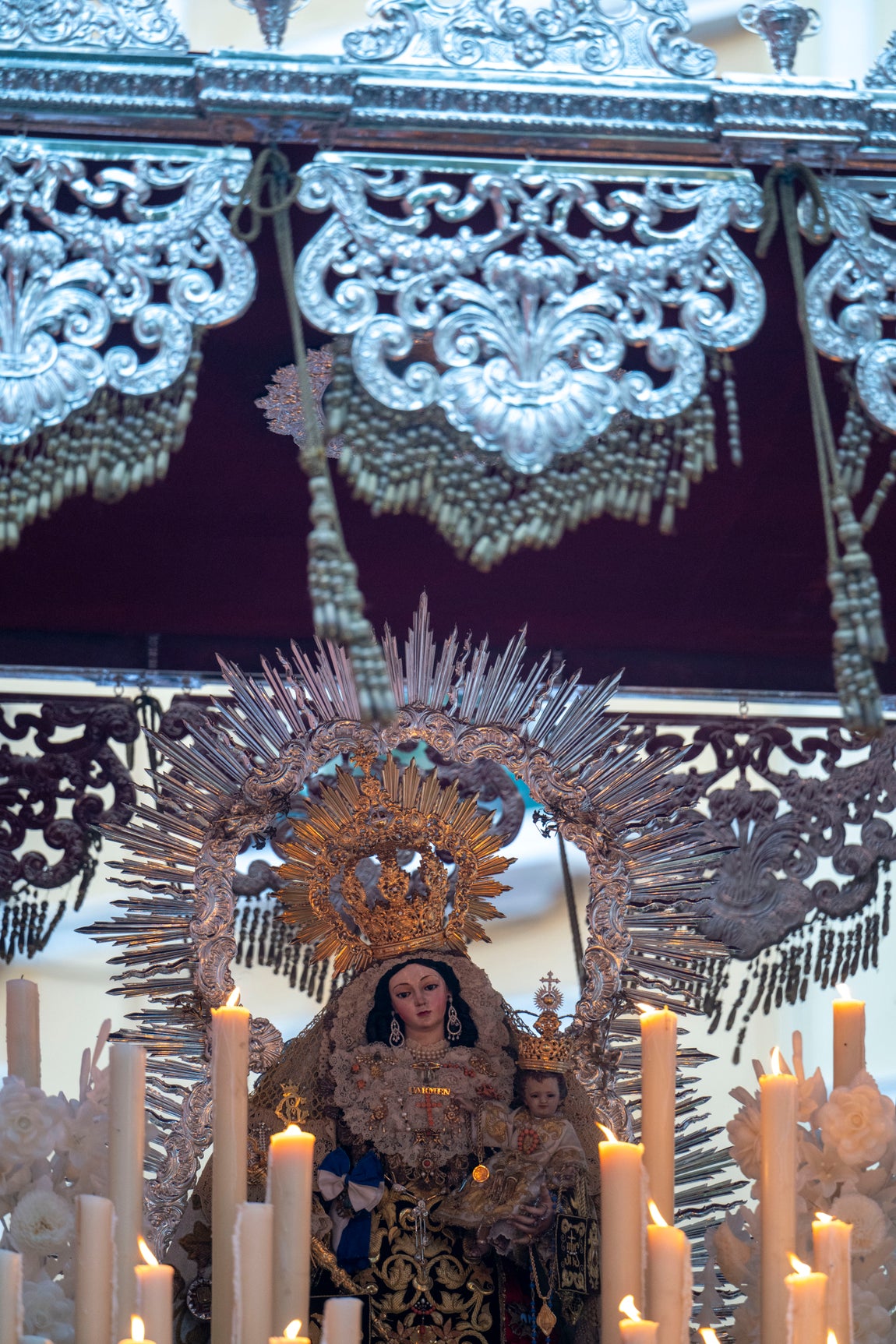 Las imágenes de la procesión de la Virgen del Carmen de Santa Catalina