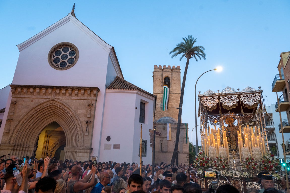 Las imágenes de la procesión de la Virgen del Carmen de Santa Catalina