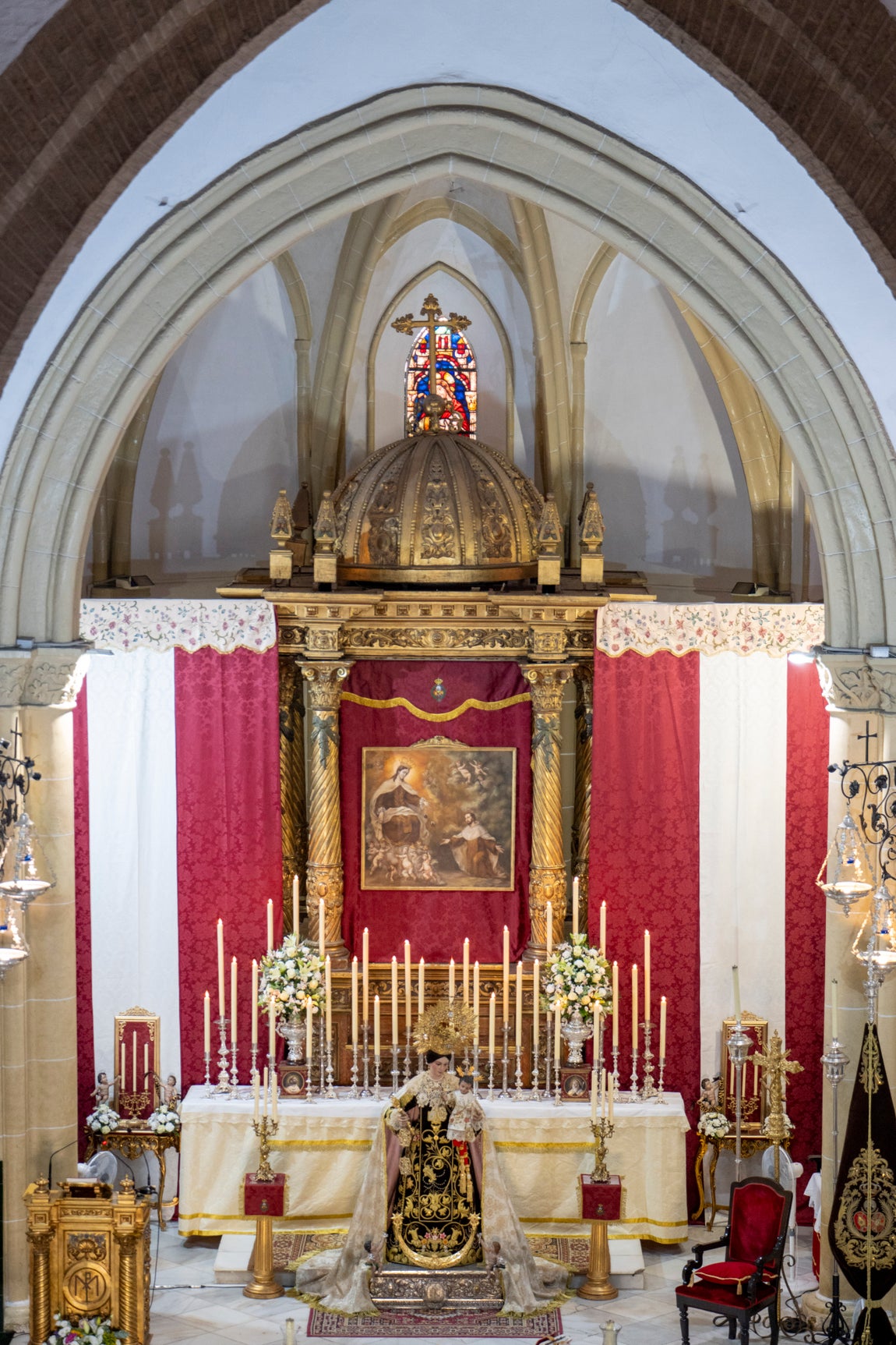 Las imágenes de los besamanos de la Virgen del Carmen en Sevilla