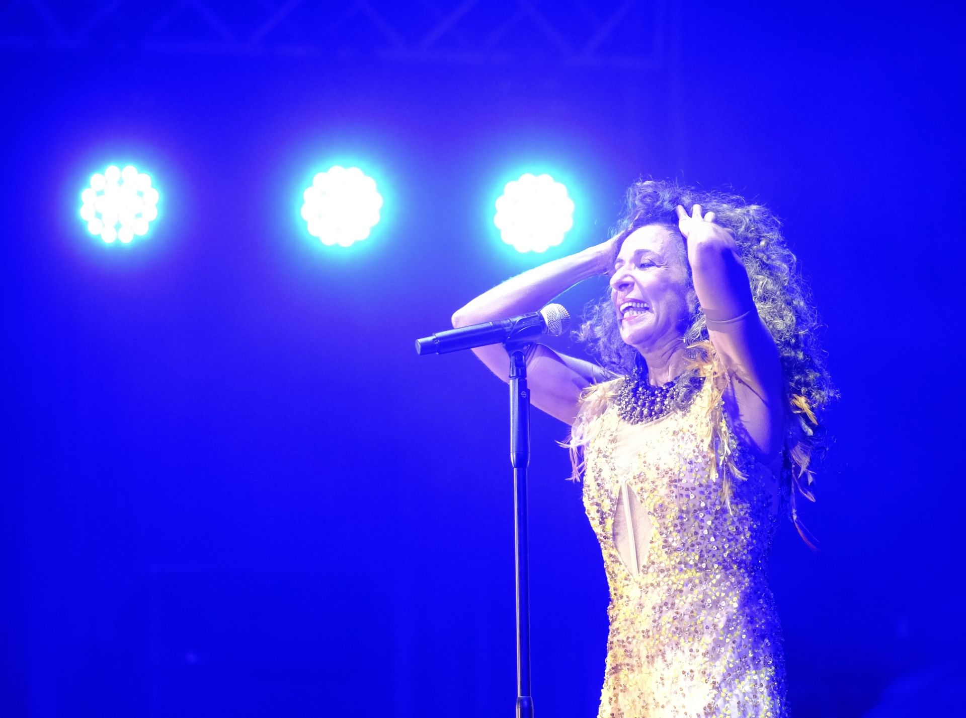 Rosario encandiló al público con su energía sobre el escenario