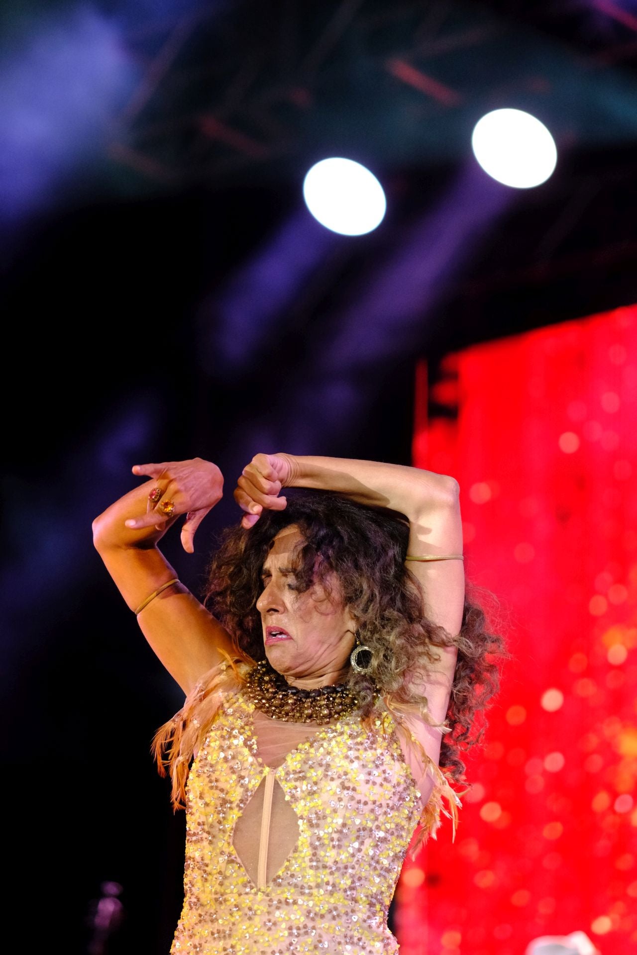 Rosario encandiló al público con su energía sobre el escenario