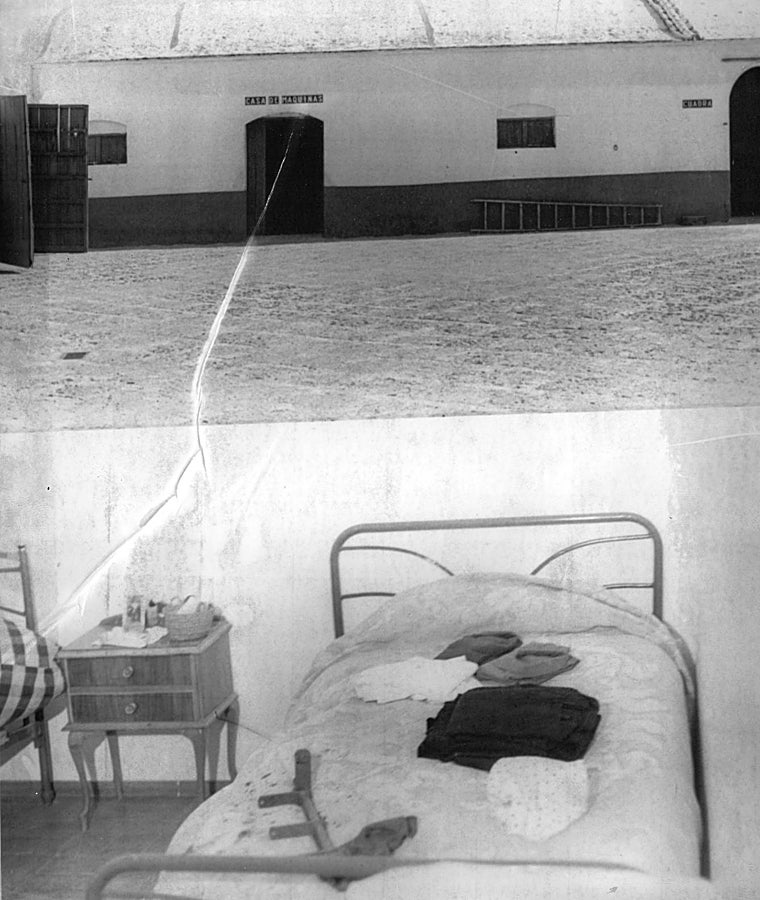 Interior del cortijo de Los Galindos