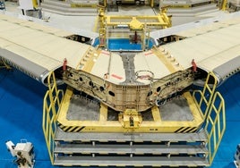 Primer estabilizador horizontal del avión de carga A350F fabricado en España