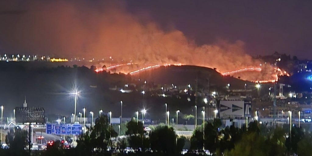 Un incendio de pastos entre Castilleja de Guzmán y Camas alerta a la población
