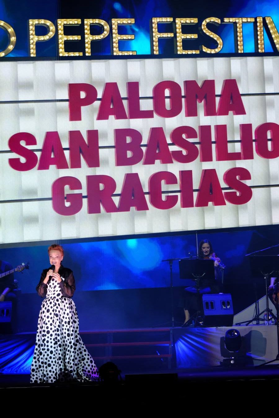 Un momento de la actuación de Paloma San Basilio en el Tío Pepe Festival 2025