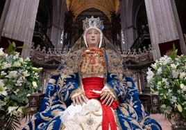 Primer besamanos de la Virgen de los Reyes