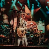 El guitarrista Carlos Santana durante su concierto en Jerez