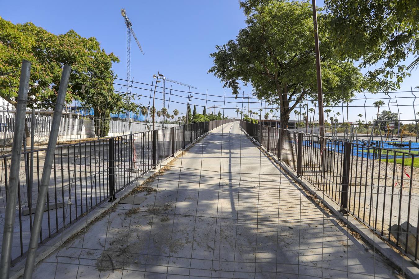 Estado actual de las obras de la nueva barriada de Entrenúcleos