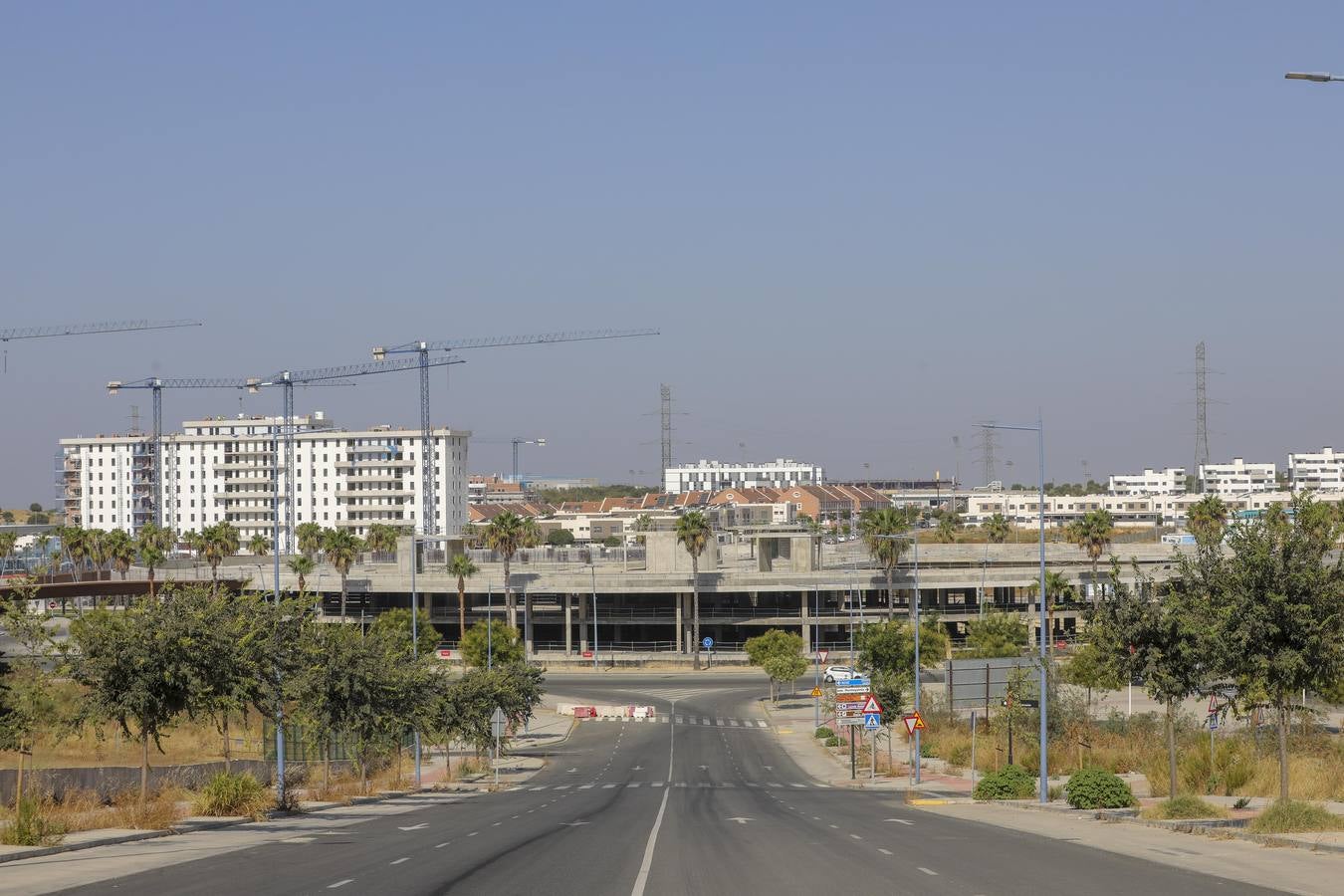 Estado actual de las obras de la nueva barriada de Entrenúcleos