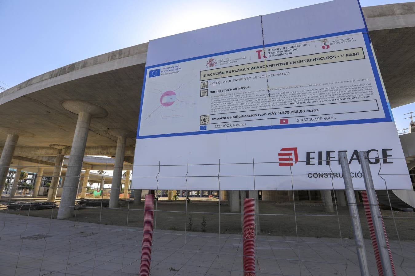 Estado actual de las obras de la nueva barriada de Entrenúcleos