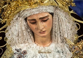 La Virgen del Buen Fin de la Lanzada lucirá el manto de salida de la dolorosa del Gran Poder