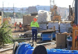 Obras de la Línea 3 del Metro de Sevilla