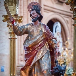 La imagen de San Bartolomé de Umbrete