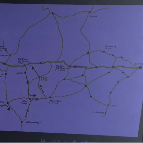 Guía turística de la ruta de Cervantes como recaudador por las provincias de Huelva y Sevilla