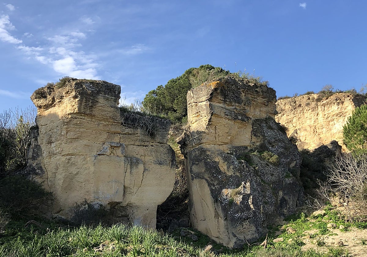 Las Cuevas de San Cristóbal en el Puerto de Santa Maria, lugar de extracción de la piedra para la Catedral de Sevilla