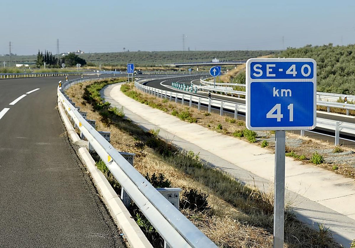 Tramo en funcionamiento de la SE-40