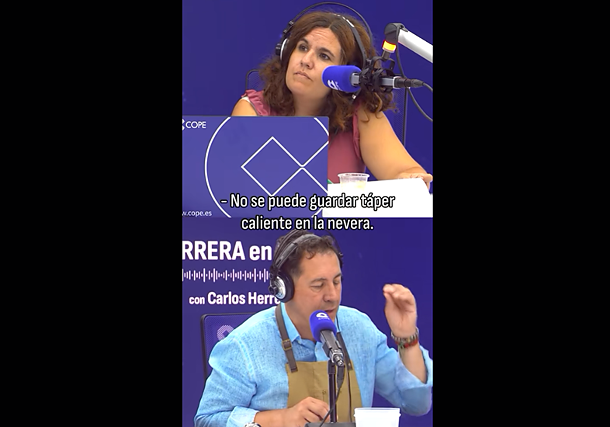 Pedro Caballero, experto en el hogar, durante su entrevista en 'Herrera en COPE'