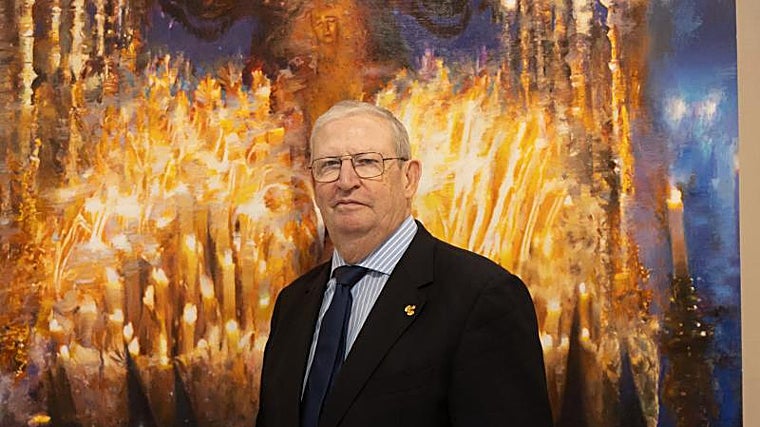 El presidente del Consejo de Cofradías, Francisco Vélez, afronta su último curso cofrade entre 2025 y 2026