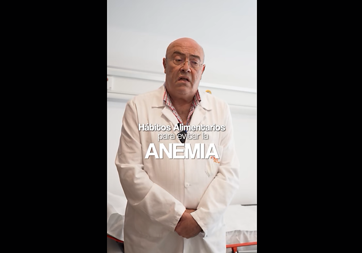 Rafael Rojas médico especialista en hematología, habla sobre hábitos alimentarios para evitar la anemia