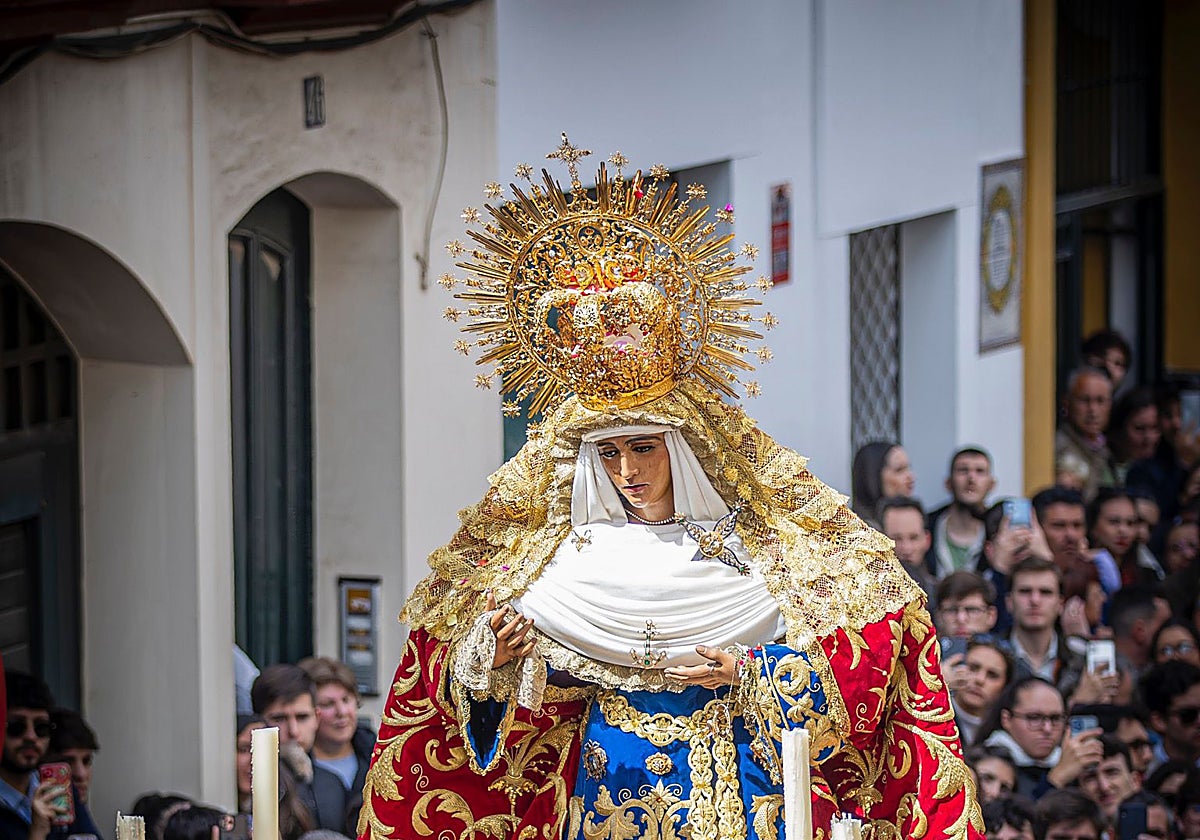 Horario e Itinerario del traslado a San Jacinto de la Esperanza de Triana. Sevilla 22 de Octubre del 2025