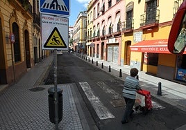 La reurbanización de la calle Trajano en Sevilla se pospone a después de Semana Santa