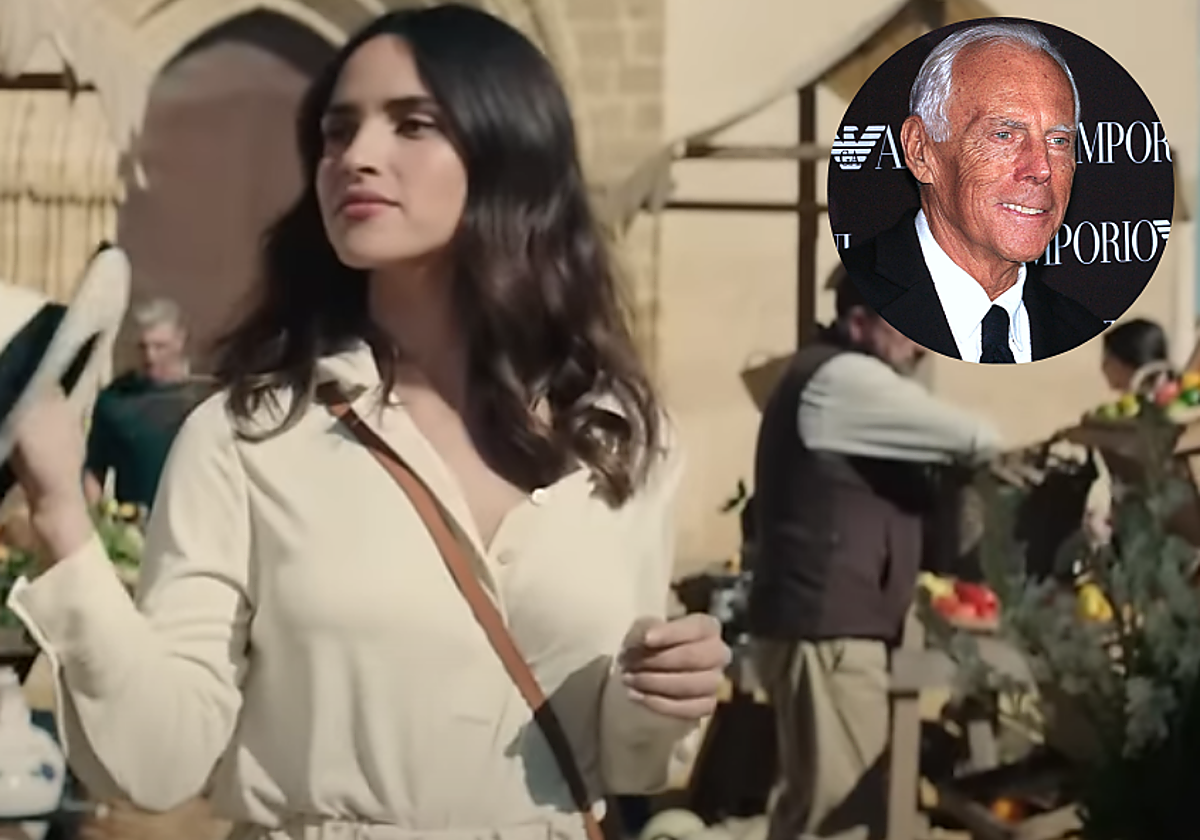 Uno de los momentos del spot publicitario de el perfume de Armani 'My way'