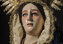 Así regresa la Virgen de los Remedios de las Siete Palabras tras la restauración de Pedro Manzano